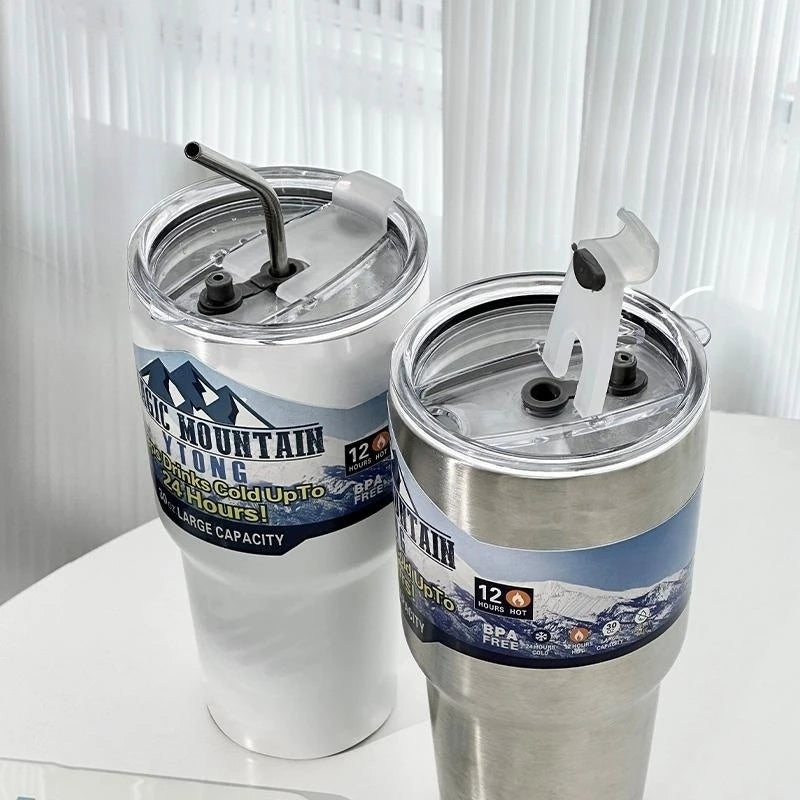 Copo copo, copos de café frio, grande capacidade, Ice Bar, carro, 30oz, 900ml